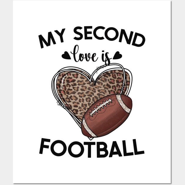 Football Love Design Cool Mom Season Sublimation Graphic Wall Art by TeeTypo